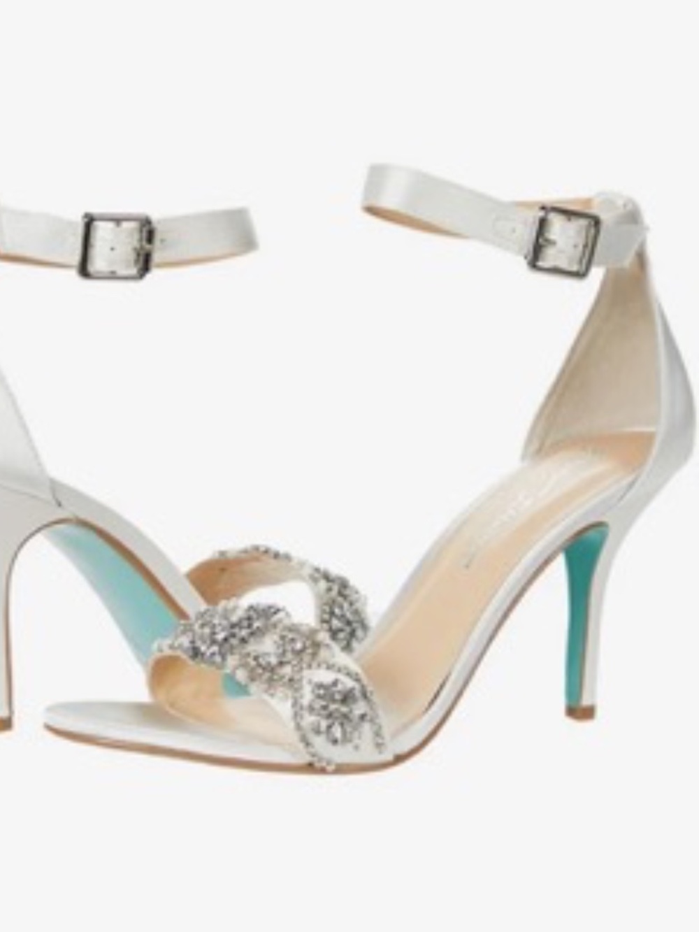 Betsey Johnson Gina Ivory Satin Heel